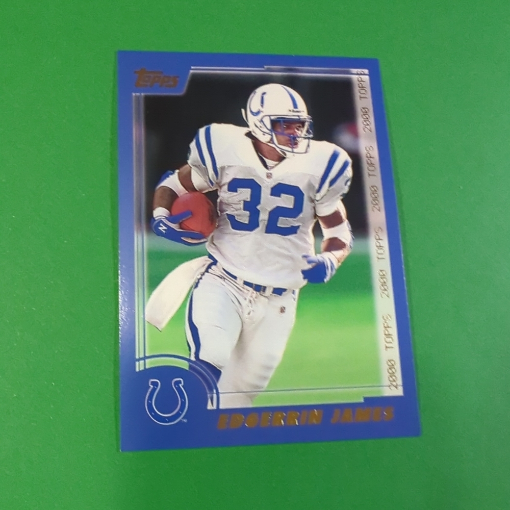 2000 Topps EDGERRIN JAMES  #8/8   JUMBO CARD 3 1/4" X 4 1/2" Near Mint Or Better